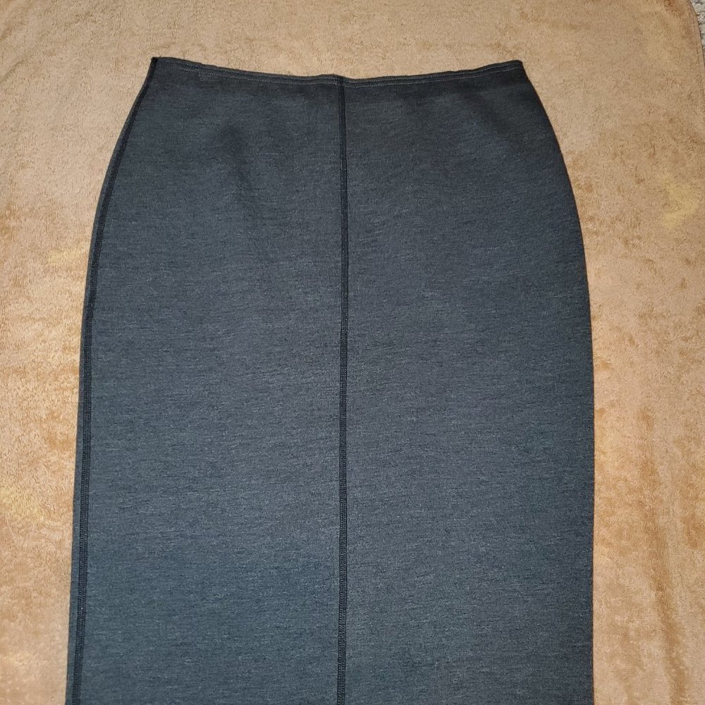 Ann Taylor Dark Grey Pencil Skirt - Picture 3 of 5